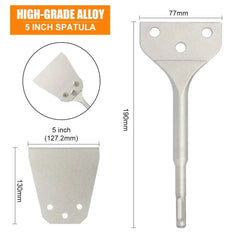 SDS Plus Heavy Duty Floor Scraper | Replaceable Scaling Chisel for Tile, Adhesive & Concrete Removal