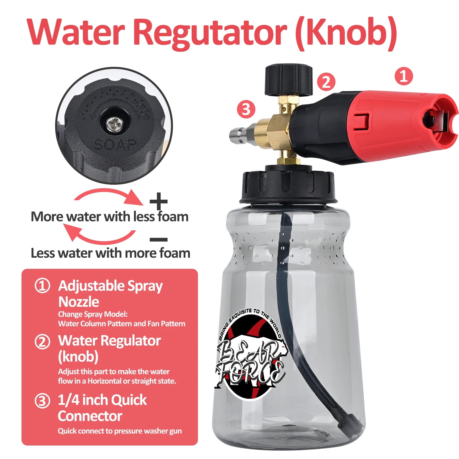 Pressure Washer Foam Cannon by Snagg A Foam Cannon