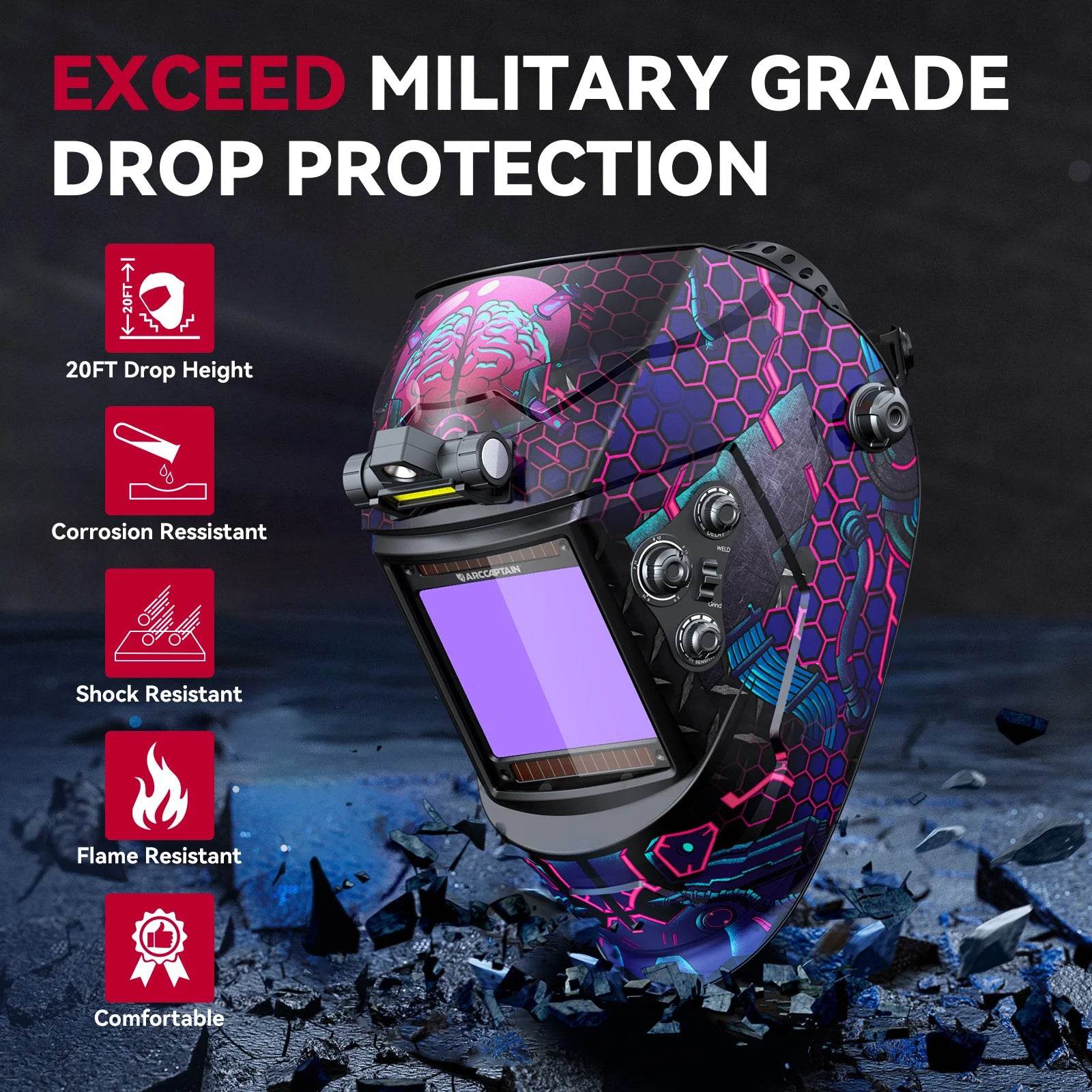 Auto-Darkening Welding Helmet - SnaggIt