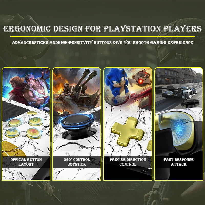 Wireless Game Controller Compatible With PS5, PC & Steam by Snagg A Game Controller