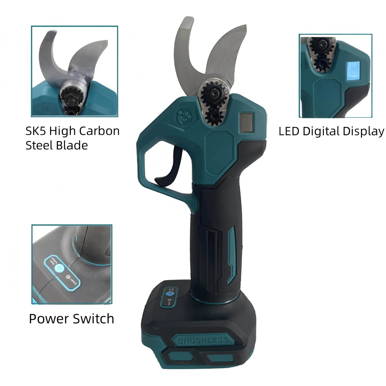 Cordless Brushless Electric Pruning Shears - SnaggIt