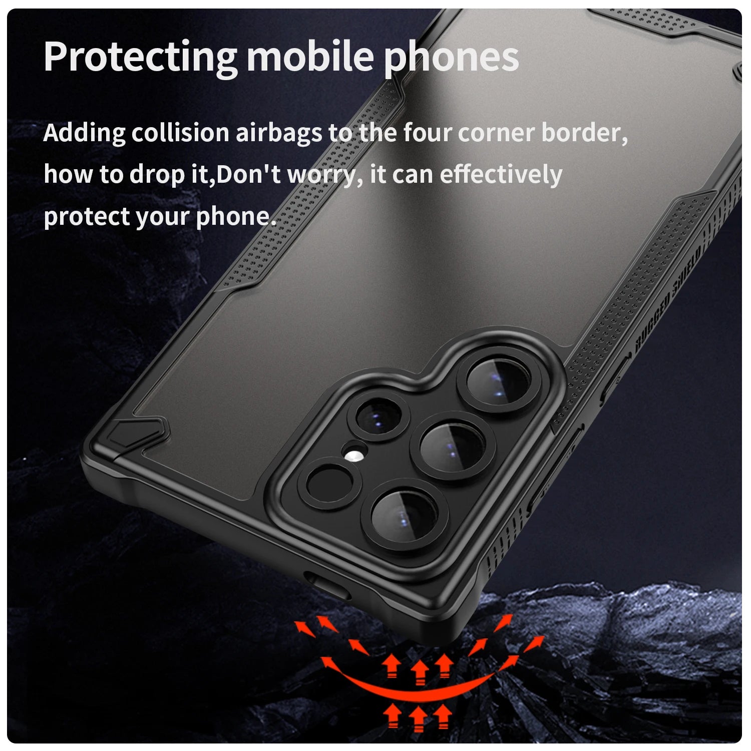 Frosted Shockproof Case – for Samsung Galaxy S24 Series - Phone Cases & Covers