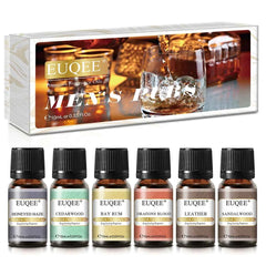 6 Piece Fragrance Oil Collection – 10ml Pure Natural Aroma Diffusion Set for Wellness & DIY Crafting
