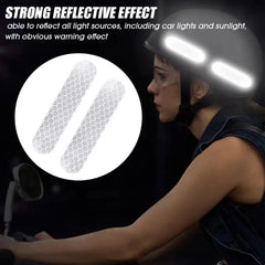 10-80PCS Helmet Safety Warning Reflective Stickers Strip by Snagg A Reflective Stickers
