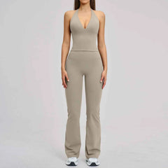 Women's 2-Piece Yoga Set | High Waist Leggings & Sports Bra Workout Fitness Gym Tracksuit