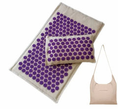Premium Nature Linen Acupressure Set | Coconut Fiber & Buckwheat