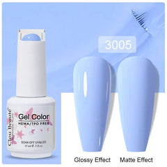 Professional 15ml HEMA & TPO Free Gel Polish – High-Performance Red & Multi Tone Semi Permanent Varnish