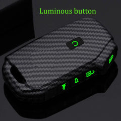 5 Bottons Carbon Fiber ABS Car Key Cover by Snagg A Key Cover