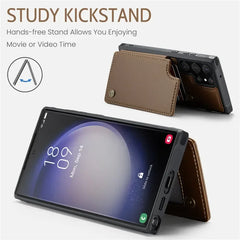 Luxury Leather Wallet Card Case – Samsung Galaxy S24 Series - Phone Cases & Covers