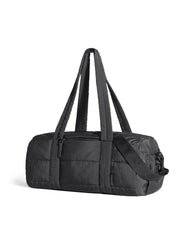 Women's Quilted Gym & Travel Duffle Bag – Yoga Mat Carrier with Wet & Dry Pocket for Sport & Weekend (18L)