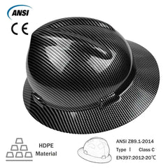 Full brim HDPE construction safety helmet – image 3