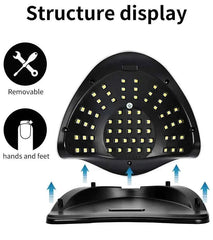 27 Color Ultimate Professional Manicure Station – Poly Extension & Gel Polish Mega Kit with UV/LED System