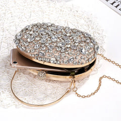 Luxury Crystal Diamond Evening Clutch by Snagg It Purses