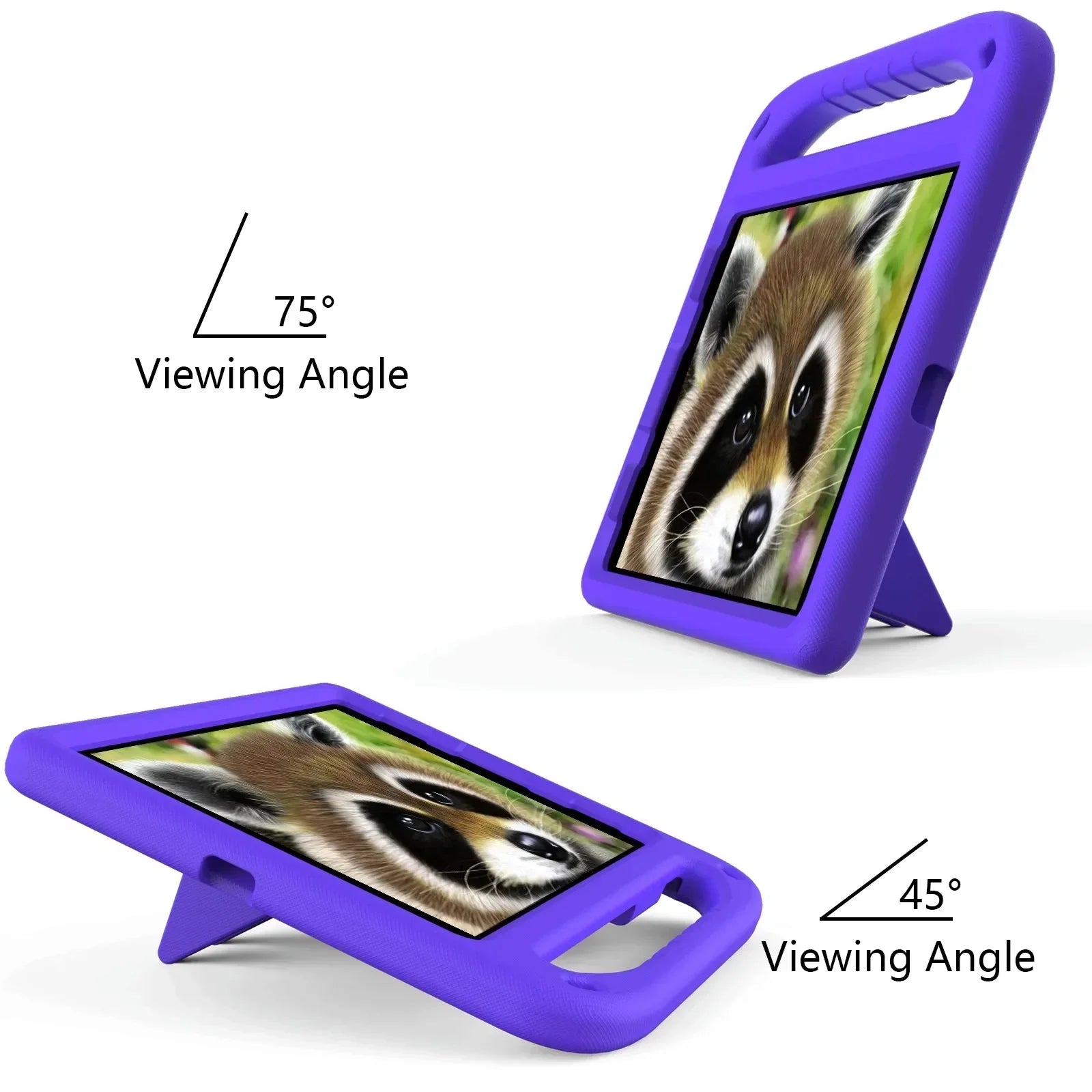 Purple Stand Shockproof Tablet Case for IPad Series by Snagg An iPad Case