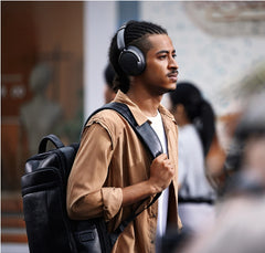 Wireless ANC Headphones | Bluetooth 5.0 Over-Ear Noise Cancelling Headset (70H Playtime) by Snagg A Headphone