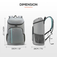 Thermal Insulated Cooler Backpack – Large Capacity Leakproof Picnic Bag with Bottle Opener for Outdoor & Meal Prep