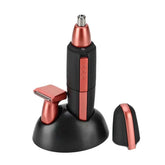 Professional 2 in 1 Multi-Grooming System – High Torque Precision Trimmer for Nose, Ears, Face, and Detailing