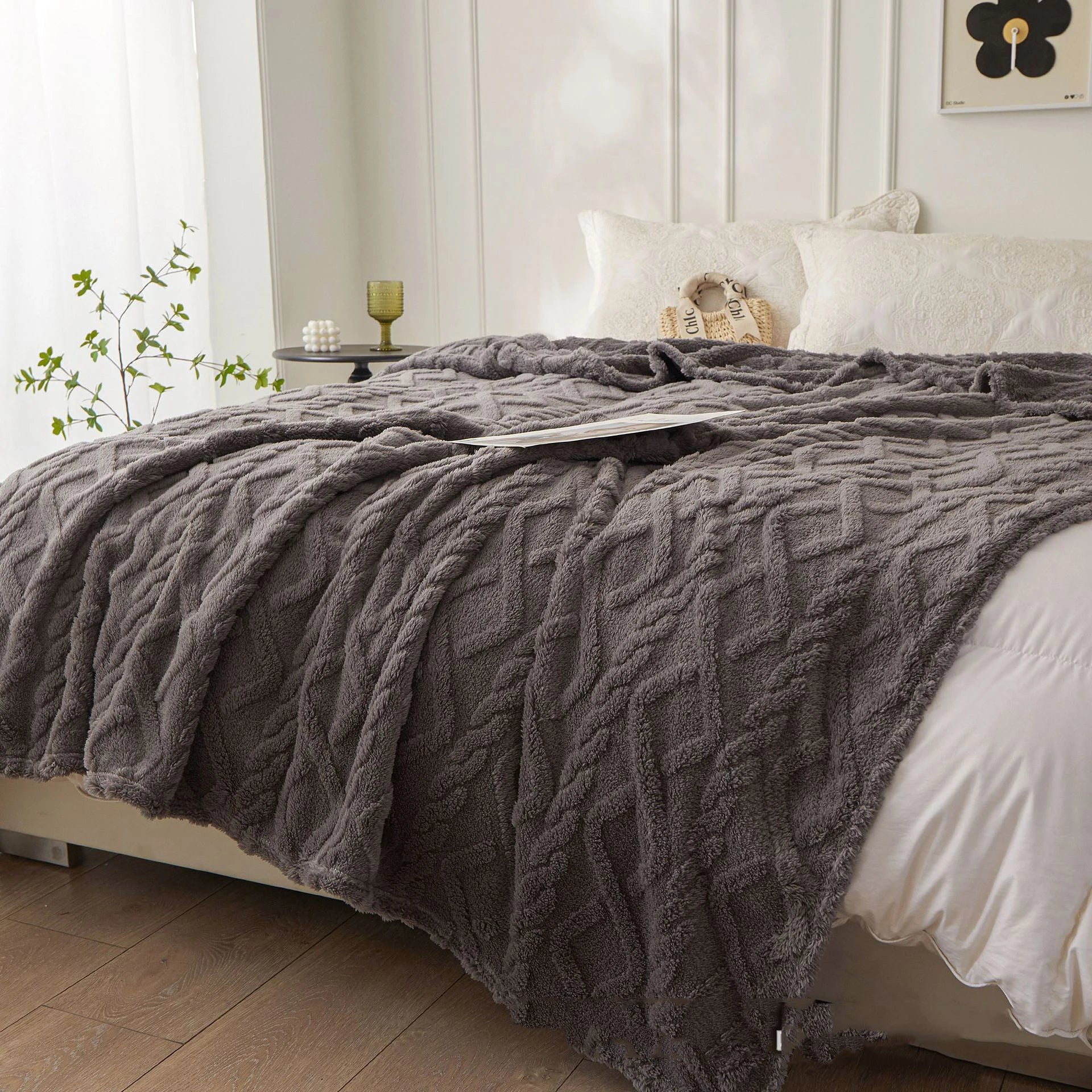 Winter Sherpa Blanket Ultra Soft & Cozy Warmth by Snagg A Throw