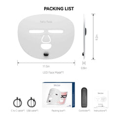 Wireless Near-Infrared and Red Light Therapy Facial Mask