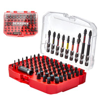 83 Pcs Magnetic Driver Bit Set – Phillips, Slotted, Torx, Hex & Pozi with Socket Adapter and Storage Case