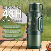 Ultra Capacity Stainless Steel Thermos - Advanced Thermal Protection