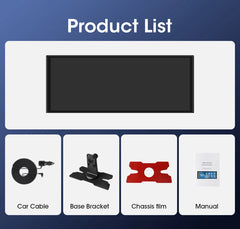 11.26" 4K Car DVR – Portable Dash Cam with Wireless CarPlay, Android Auto & 5G WiFi Navigation by Snagg A Car DVR