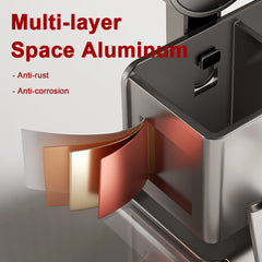 Suction Cup Toothbrush Holder with Mouthwash Cups & Shelf by Snagg A Toothbrush Holder