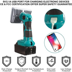 Zinc alloy LED work light for Makita 18V batteries – image 6