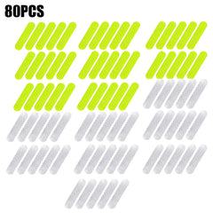 10-80PCS Helmet Safety Warning Reflective Stickers Strip by Snagg A Reflective Stickers