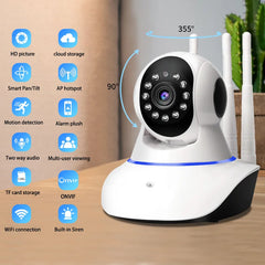 1080P WiFi IP Security Camera – Smart Home Pan-Tilt CCTV with Two-Way Audio by Snagg An Indoor Camera