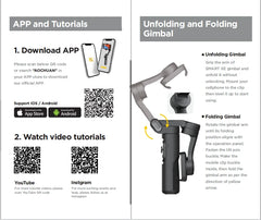 3-Axis Handheld Gimbal Stabilizer SmartXE for Smartphone by Snagg A Phone Holder