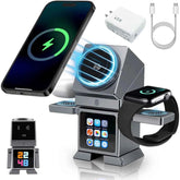 7-in-1 Qi2.2 25W Wireless Charging Station | Bluetooth Speaker + iPhone Apple Watch AirPods Fast Charger