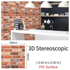 Imitation Brick & Cobblestone Wall Stickers by Snagg A Wall Sticker