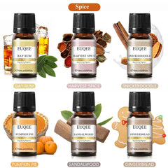 6 Piece Fragrance Oil Collection – Premium 10ml Aroma Diffusion Set for Home & Crafting