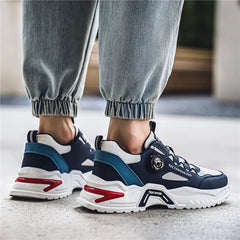 Men’s Korean Rotating Shoelace Sneakers by Snagg A Shoes