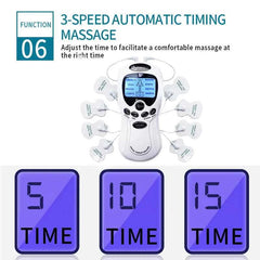 Digital TENS Machine – Electronic Pulse Muscle Stimulator for Pain Relief
