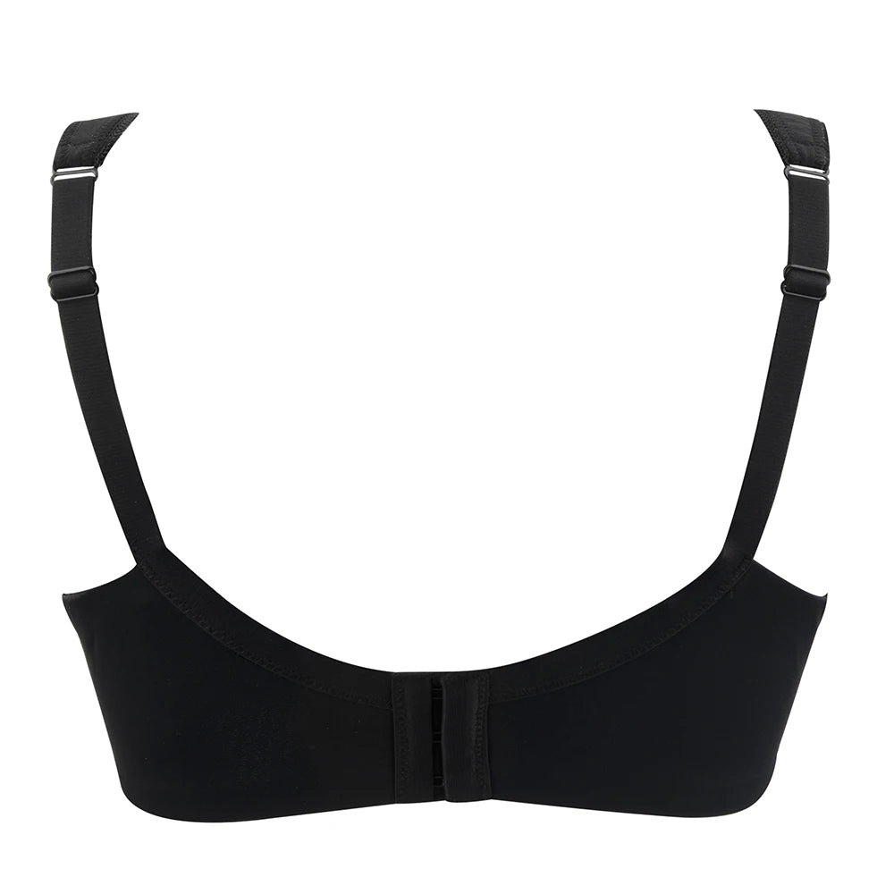 Plus Size Floral Lace Minimizer Bra | Underwire Full Coverage Lifting Support