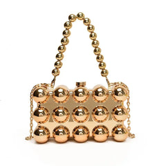 Mini Gold Chain Crossbody Bag by Snagg It Purses