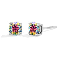 0.5CT Colored Moissanite Stud Earrings - SnaggIt