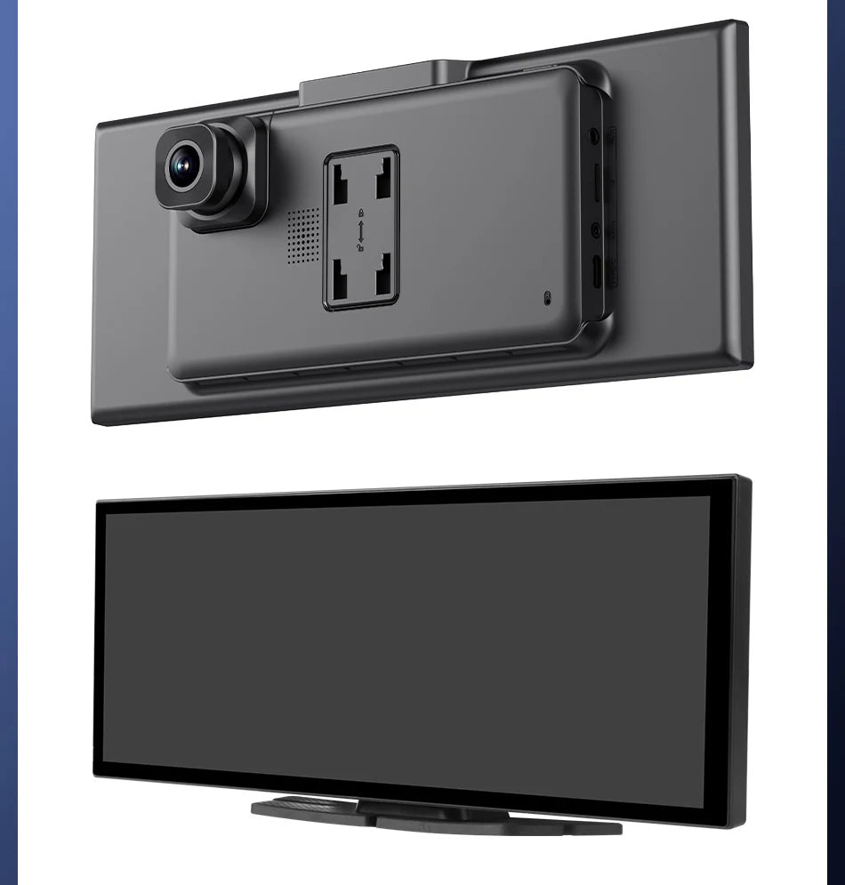 11.26" 4K Car DVR – Portable Dash Cam with Wireless CarPlay, Android Auto & 5G WiFi Navigation by Snagg A Car DVR