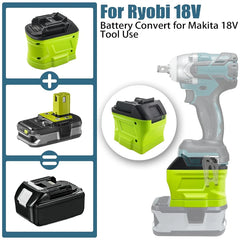 Ryobi 18V battery adapter for Makita, Milwaukee and DeWalt tools – image 7