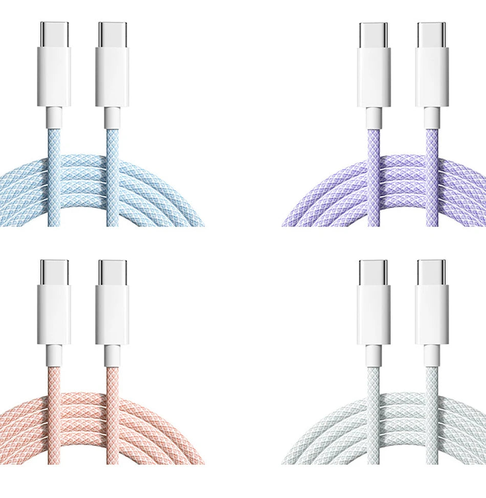 60W USB-C to USB-C Fast Charging Cable by Snagg A Charging Cable