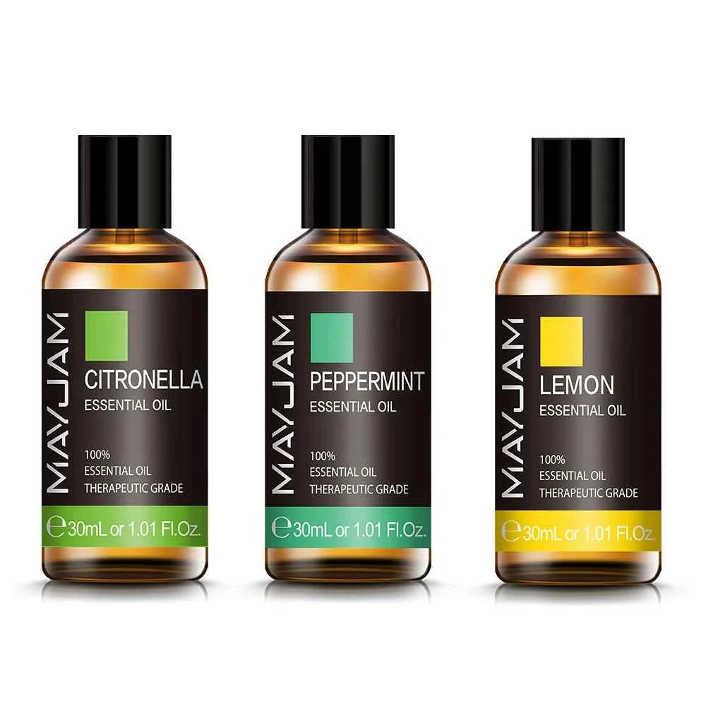 Professional Botanical 3 Piece Essential Oil Collections – 100% Pure Plant Extracts in 10ml & 30ml Configurations