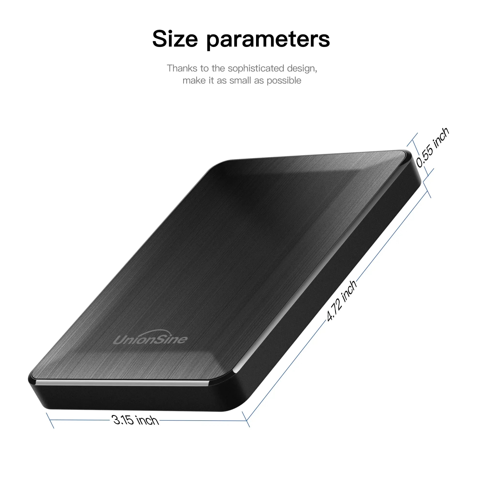 High Speed Portable External Hard Drive 1TB by Snagg An External