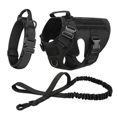 Tactical Dog Harness with MOLLE Pouches – Training Vest for Medium & Large Dogs, German Shepherd