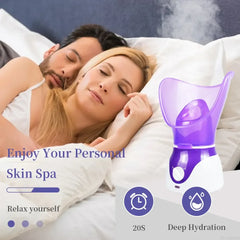 Facial Steamer Aromatherapy Machine – Hot & Cold Nano Mist Spa Device
