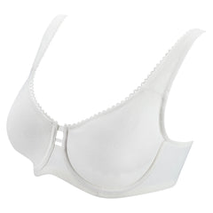 Plus Size Minimizer Bra | Lace Underwire Full Coverage Unlined Wide Strap