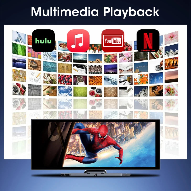 11.26" 4K Car DVR – Portable Dash Cam with Wireless CarPlay, Android Auto & 5G WiFi Navigation by Snagg A Car DVR