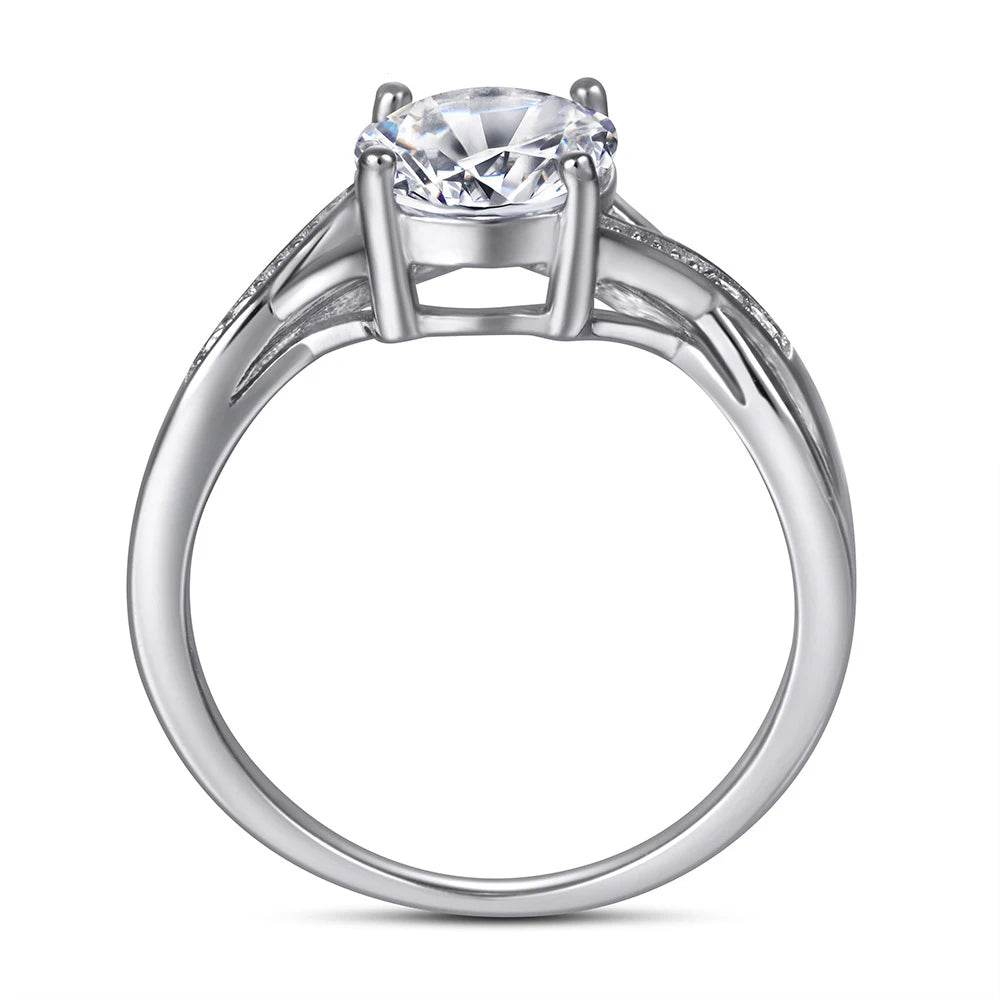 2ct Oval Moissanite Ring - SnaggIt