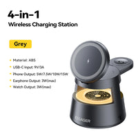 4 in 1 Magnetic Wireless Charger Stand For Apple by Snagg A Charging Station